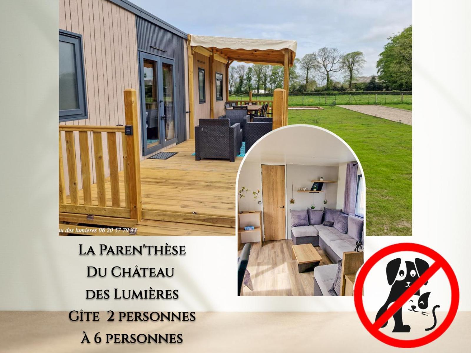 Chateau Des Lumieres Gite Et Gite Insolite Saint-Blimont Eksteriør billede